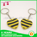 Embossed 3D pvc keychain